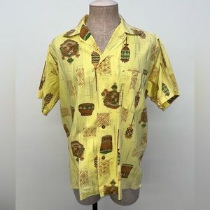 Vintage Hawaiian Shirt Made in Hawaii Med or Large